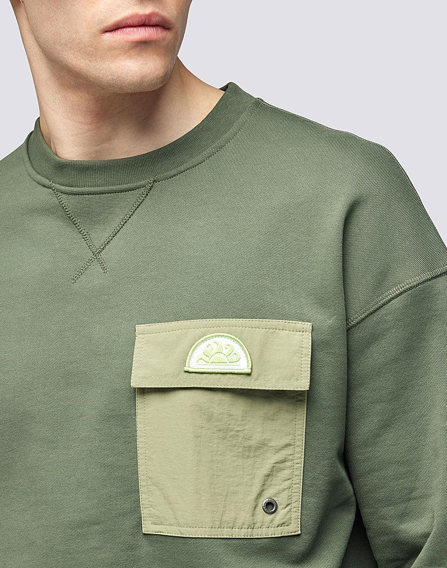 Sundek FELPA GIROCOLLO CON TASCA FRONTALE M774jhf9100-a2701