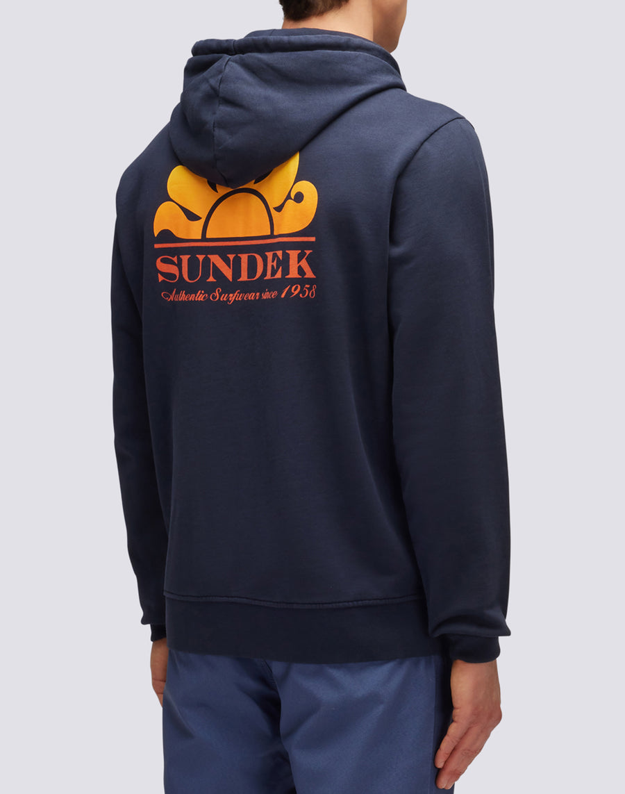 Sundek felpa in cotone con cappuccio M145JHF7700-00700