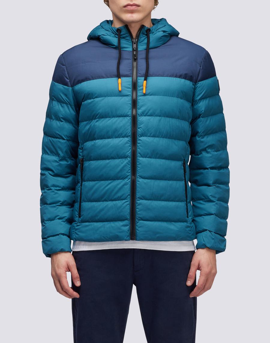 Sundek giacca trapuntata con cappuccio m998jkdp100-93301