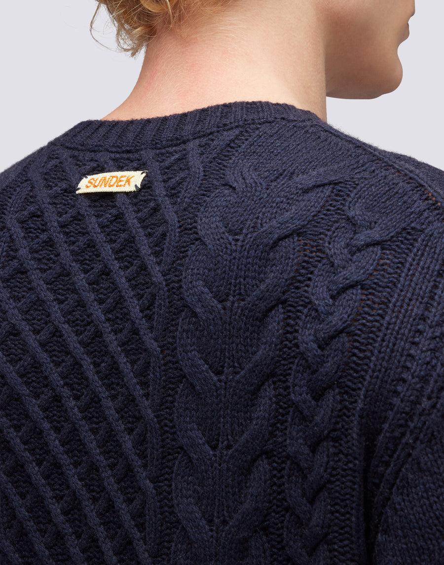 Sundek Maglione A Girocollo Misto Cashmere M354KIWS100-00700