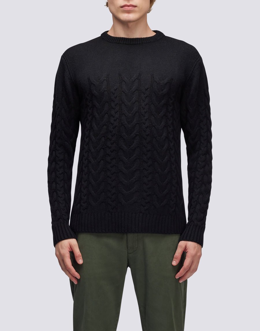 Sundek maglione a girocollo misto cashmere M355KIWS100-00400