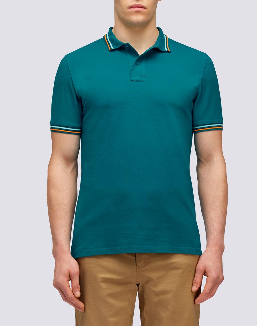 Sundek POLO BRICE IN COTONE PIQUET CON DETTAGLI TRICOLOR M779plj6500-01203