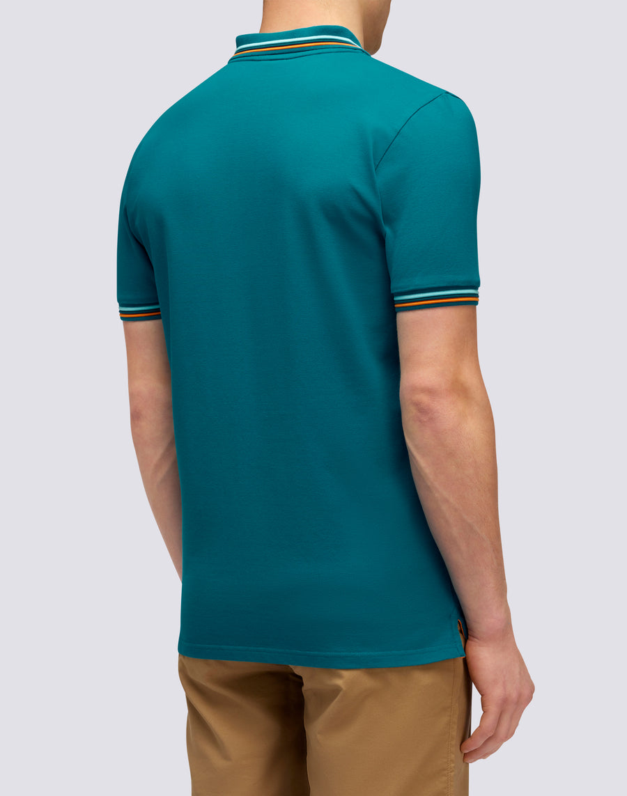 Sundek POLO BRICE IN COTONE PIQUET CON DETTAGLI TRICOLOR M779plj6500-01203