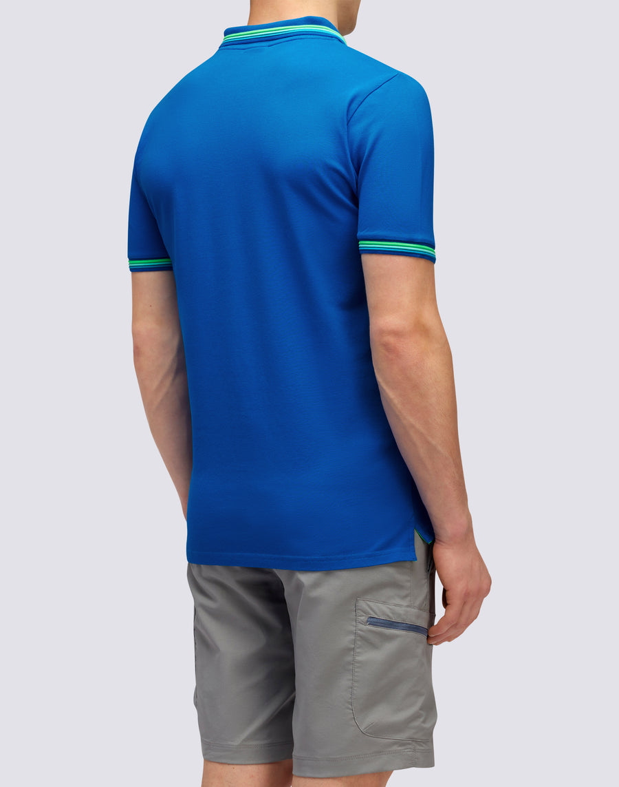 Sundek POLO BRICE IN COTONE PIQUET CON DETTAGLI TRICOLOR M779plj6500-a2201