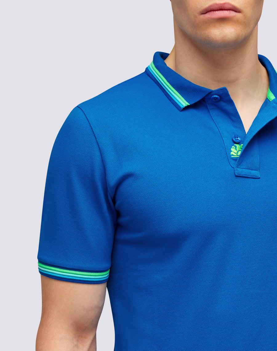 Sundek POLO BRICE IN COTONE PIQUET CON DETTAGLI TRICOLOR M779plj6500-a2201