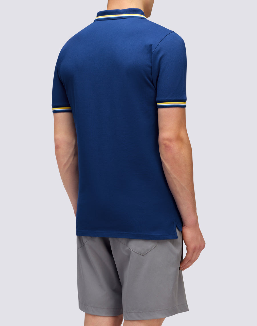 Sundek POLO BRICE IN COTONE PIQUET CON DETTAGLI TRICOLOR M779plj6500-a1701