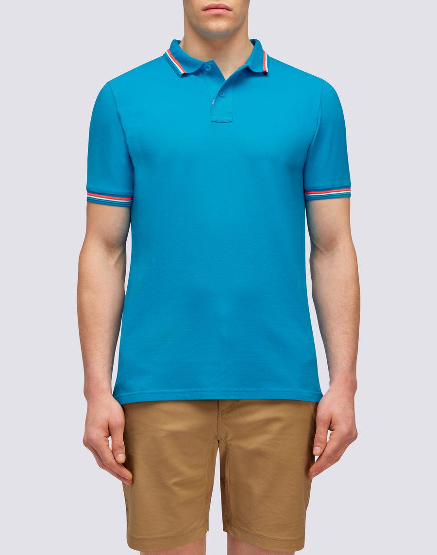 Sundek POLO BRICE IN COTONE PIQUET CON DETTAGLI TRICOLOR M779plj6500-67403