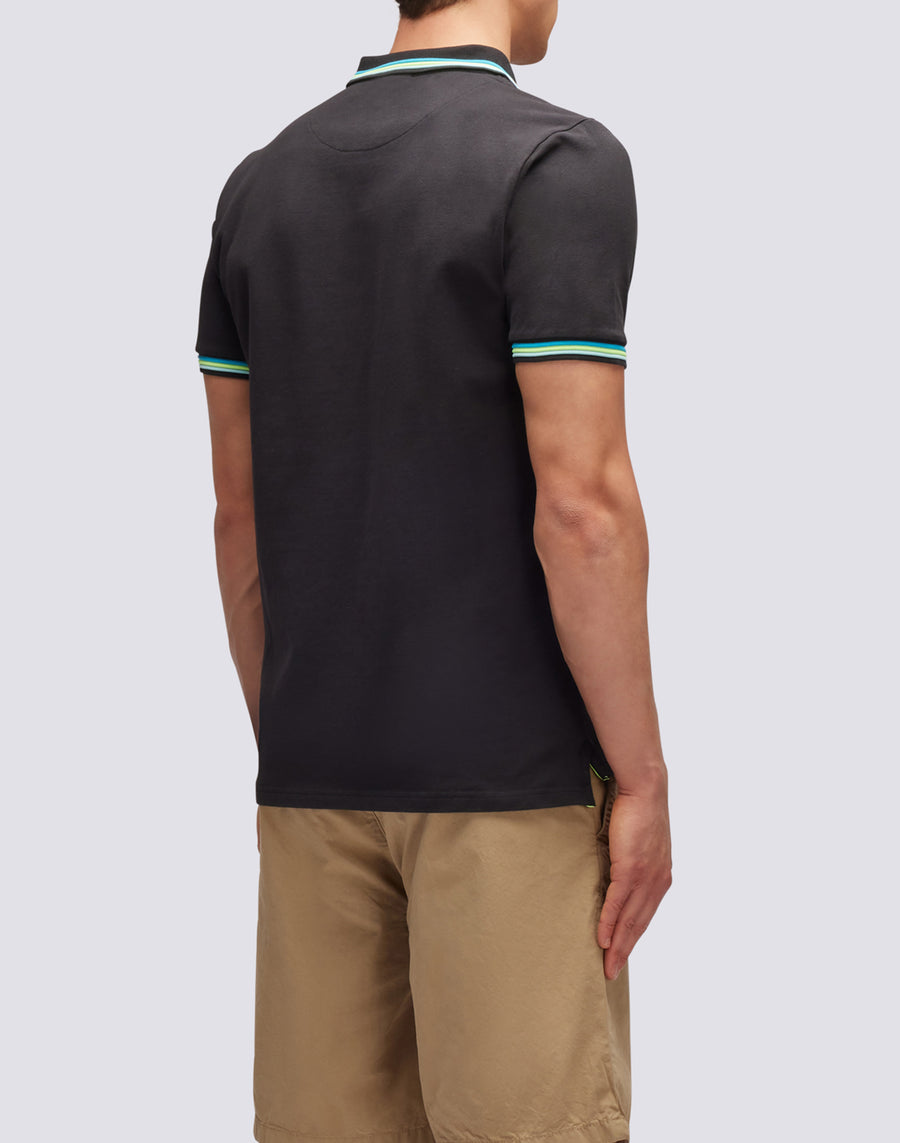 Sundek Polo Brice In Cotone Piquet Con Dettagli Tricolor M779PLJ6500-00435