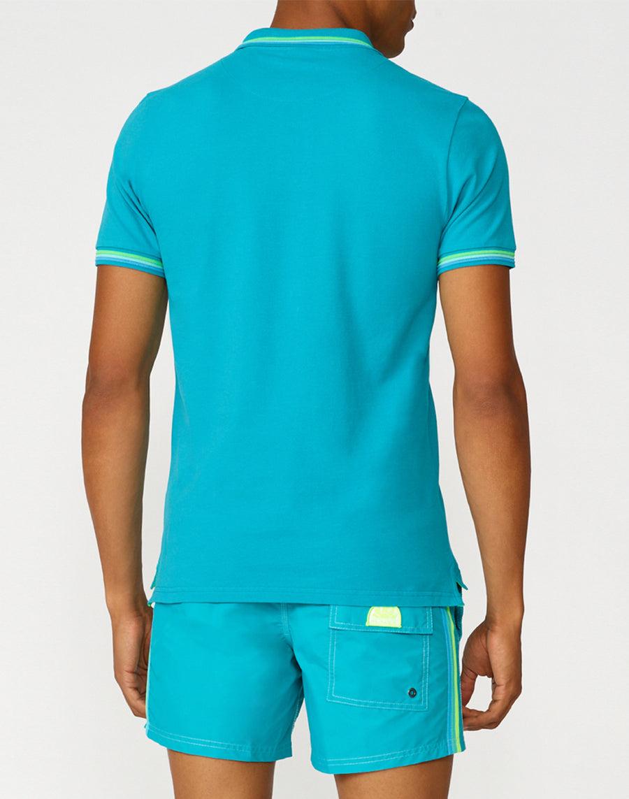 Sundek Polo Brice In Cotone Piquet Con Dettagli Tricolor M779PLJ6500-95001