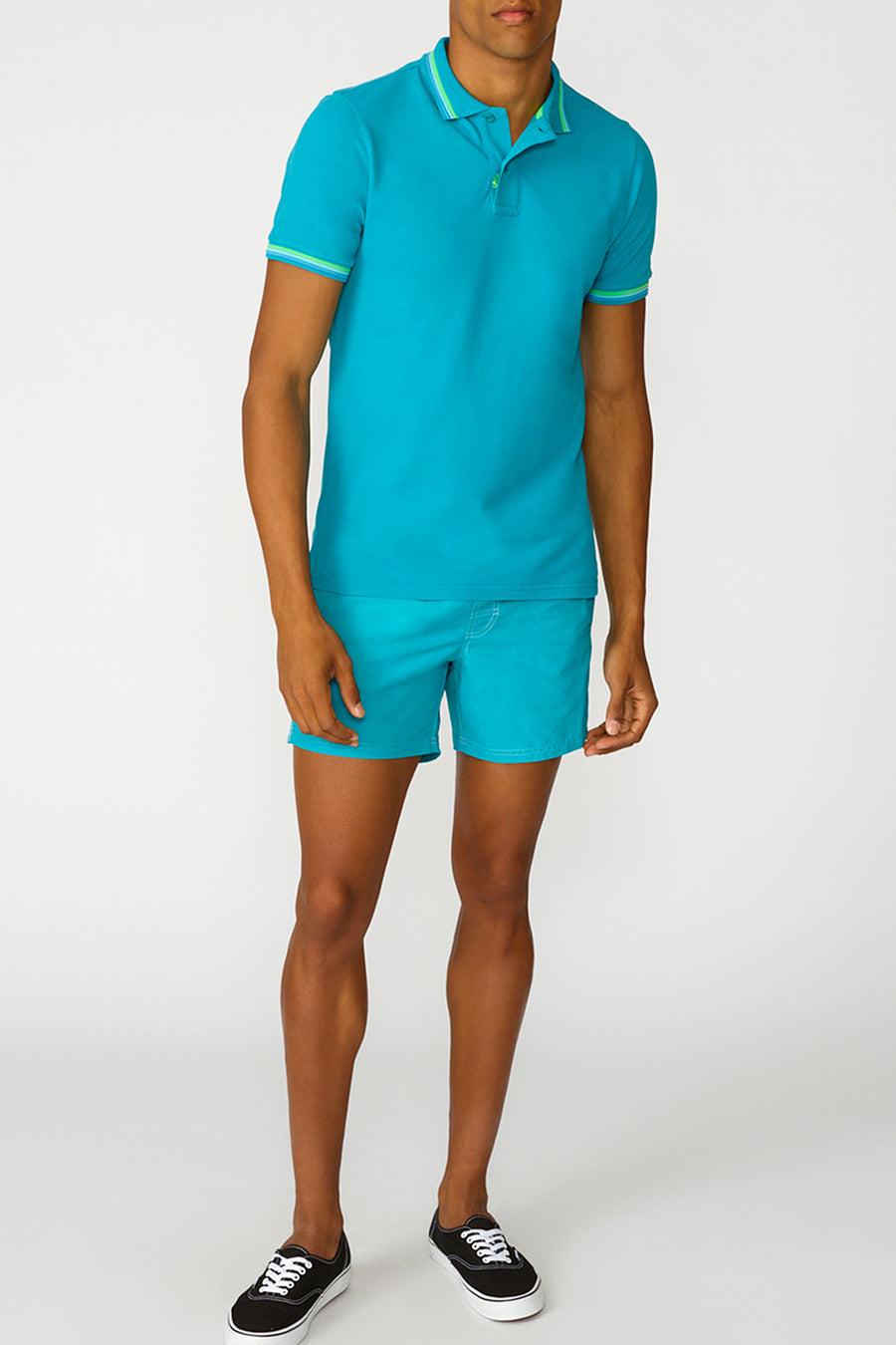 Sundek Polo Brice In Cotone Piquet Con Dettagli Tricolor M779PLJ6500-95001