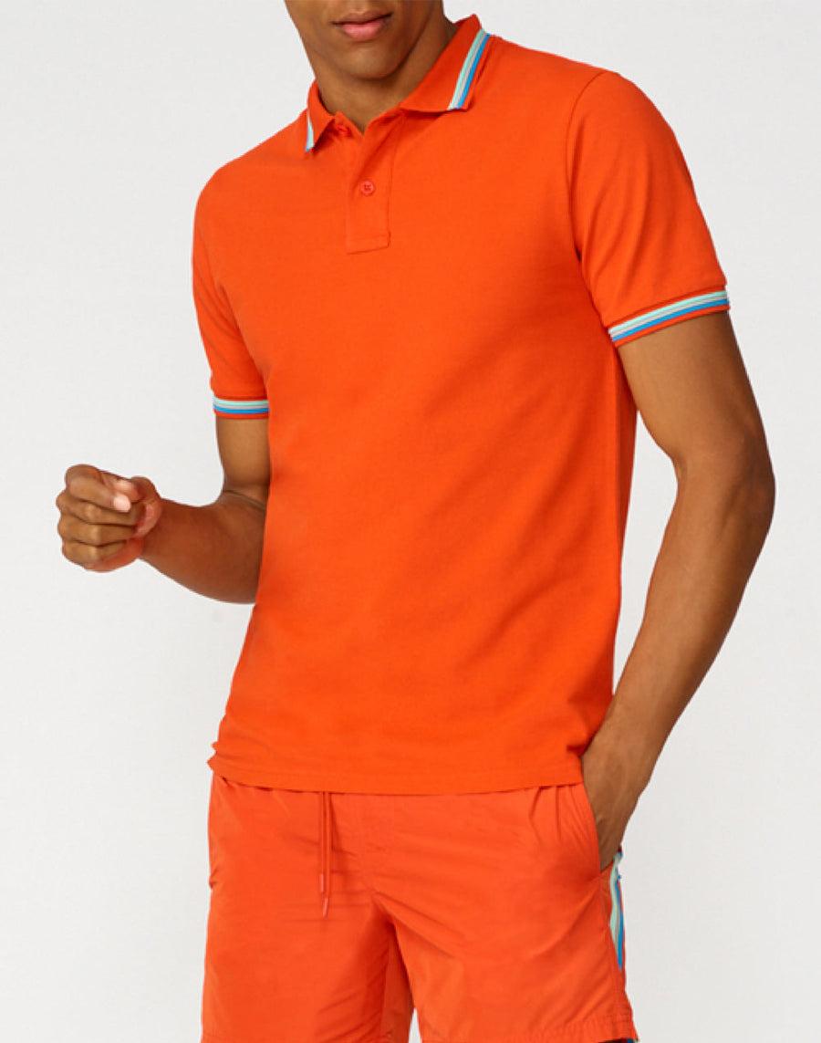 Sundek Polo Brice In Cotone Piquet Con Dettagli Tricolor M779PLJ6500-91901