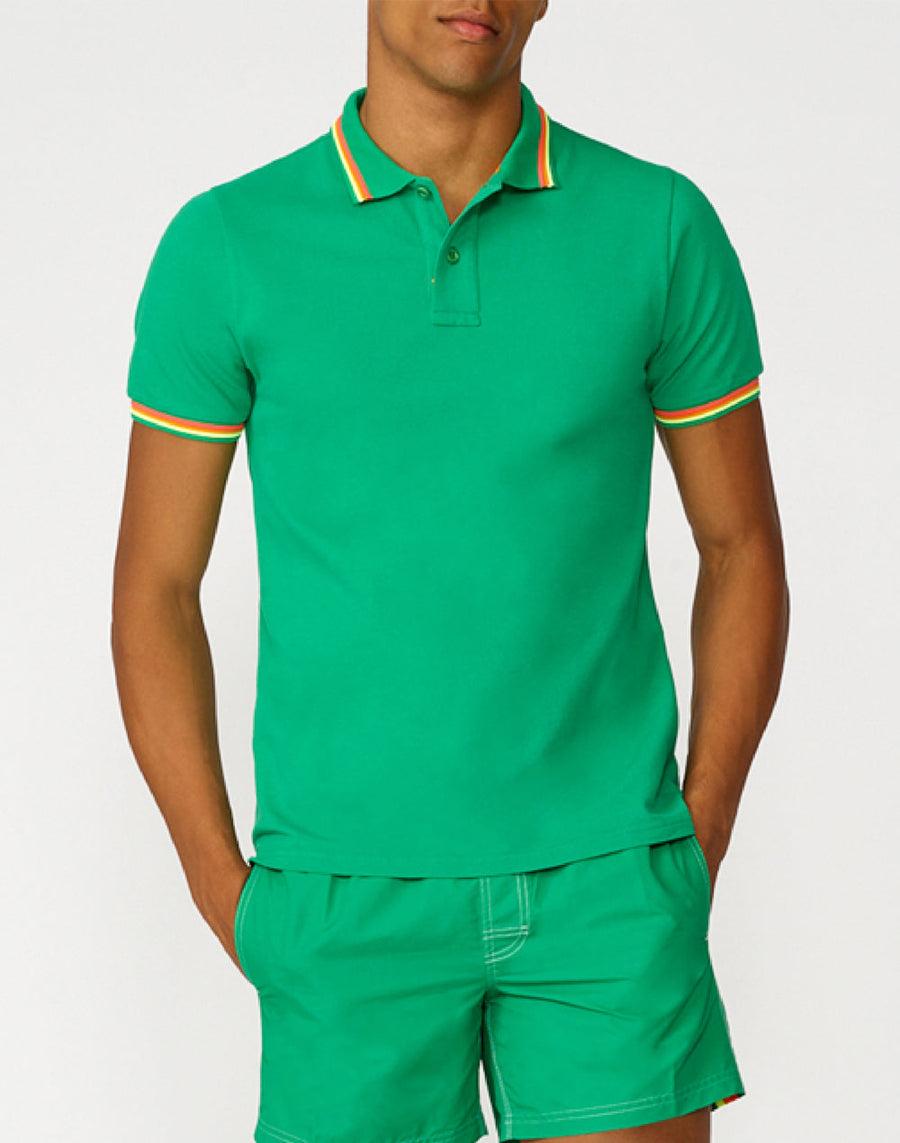 Sundek Polo Brice In Cotone Piquet Con Dettagli Tricolor M779PLJ6500-77402