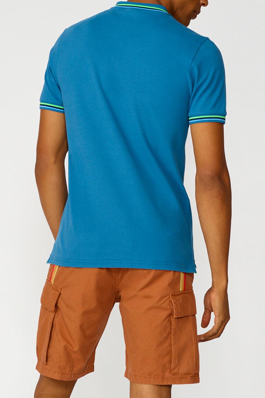 Sundek Polo Brice In Cotone Piquet Con Dettagli Tricolor M779PLJ6500-77102