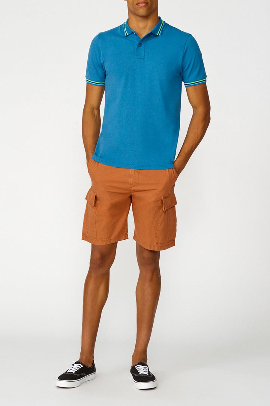 Sundek Polo Brice In Cotone Piquet Con Dettagli Tricolor M779PLJ6500-77102