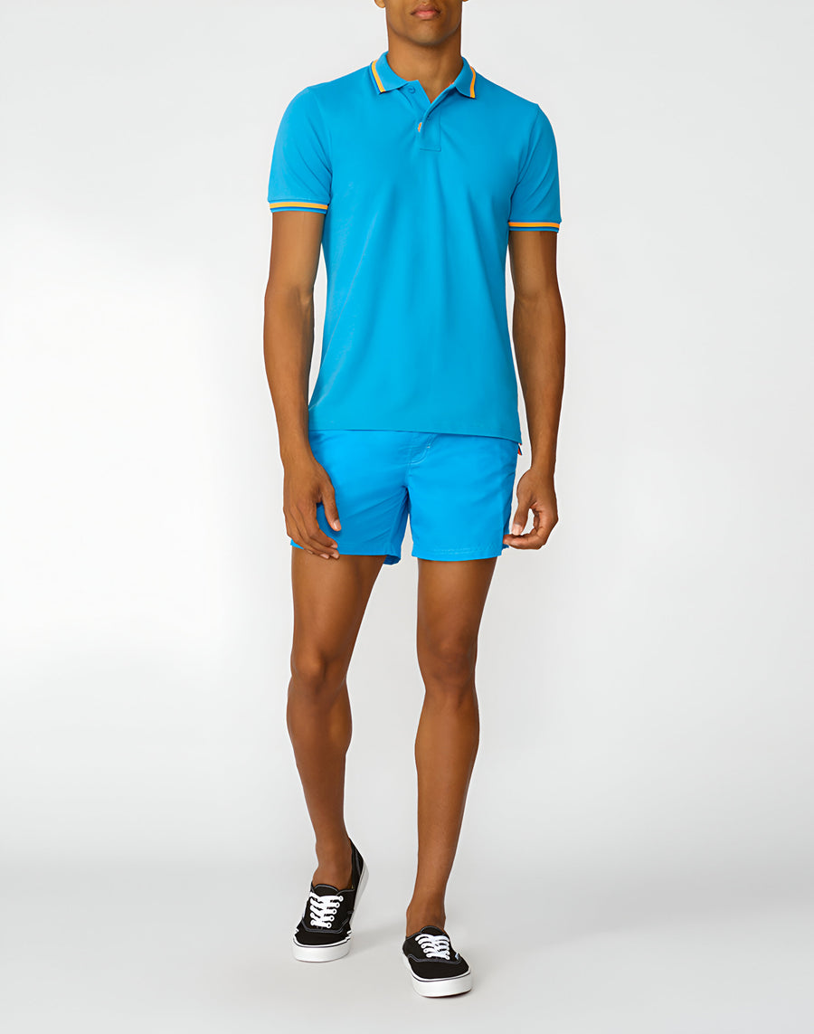 Sundek Polo Brice In Cotone Piquet Con Dettagli Tricolor M779PLJ6500-67402