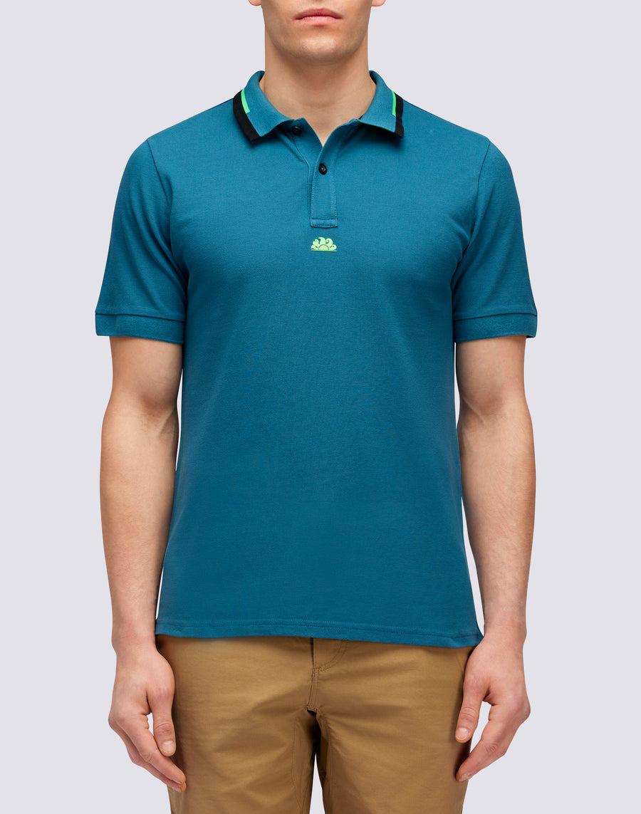 Sundek POLO IN COTONE PIQUET COMBINATO M997plpq500-a3401