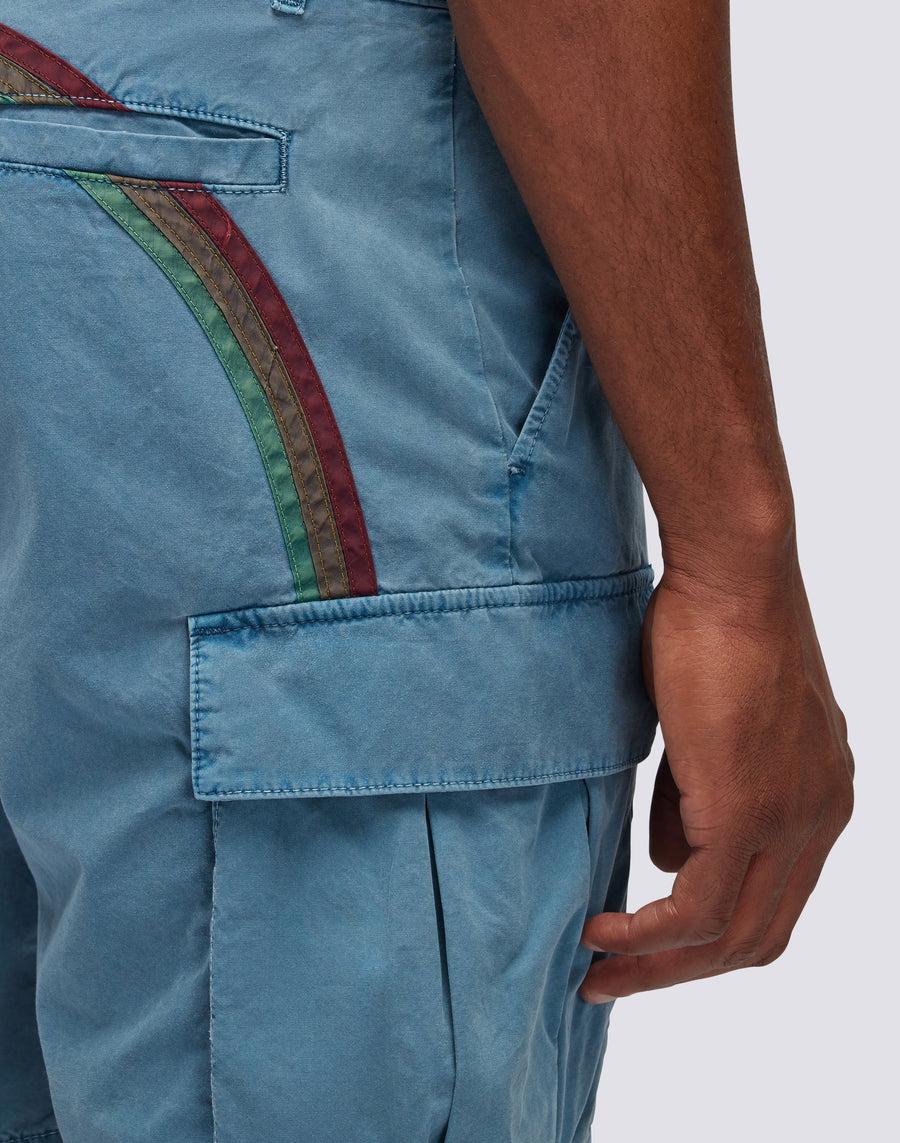 Sundek SHORTS CARGO IN TESSUTO TINTO IN CAPO CON ARCOBALENO M248wkpp900-a2601