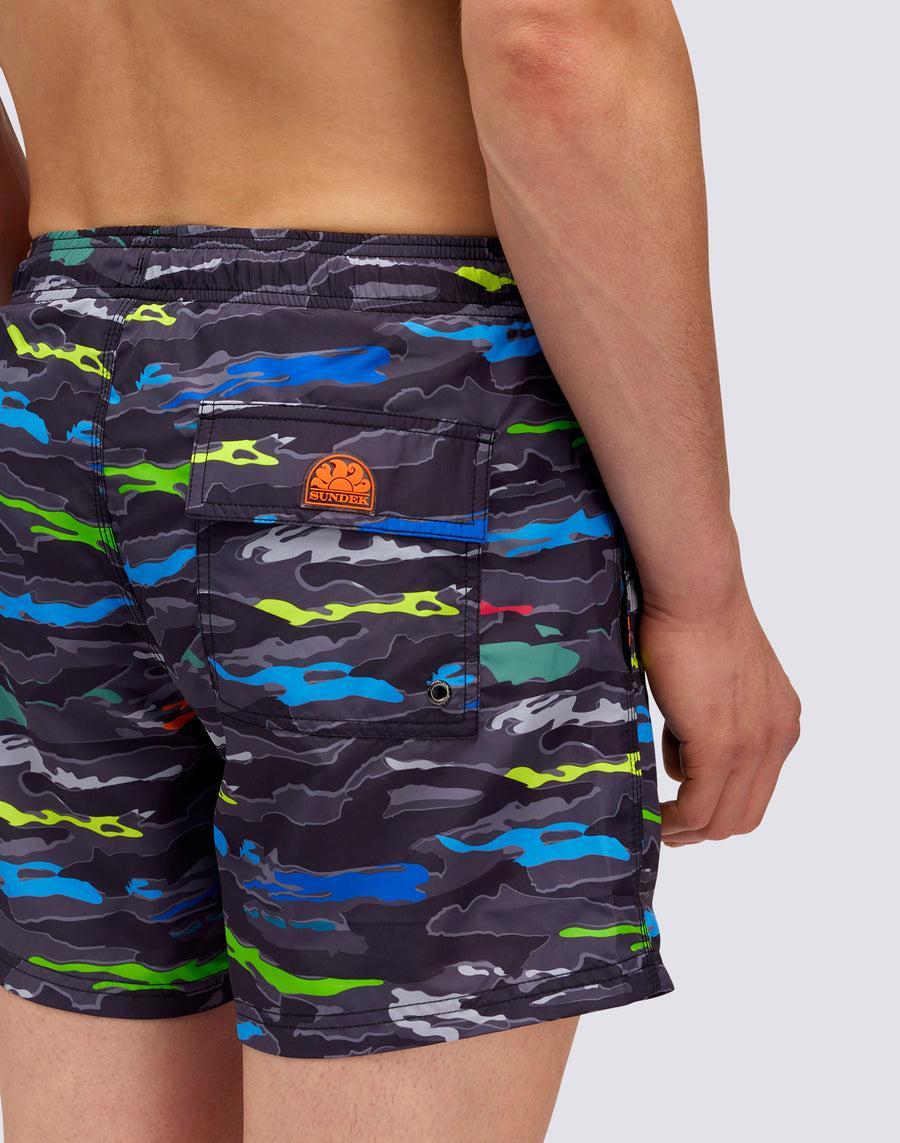 Sundek COSTUME HAPPY CAMOU PRINT M633bdrt43h-0043h