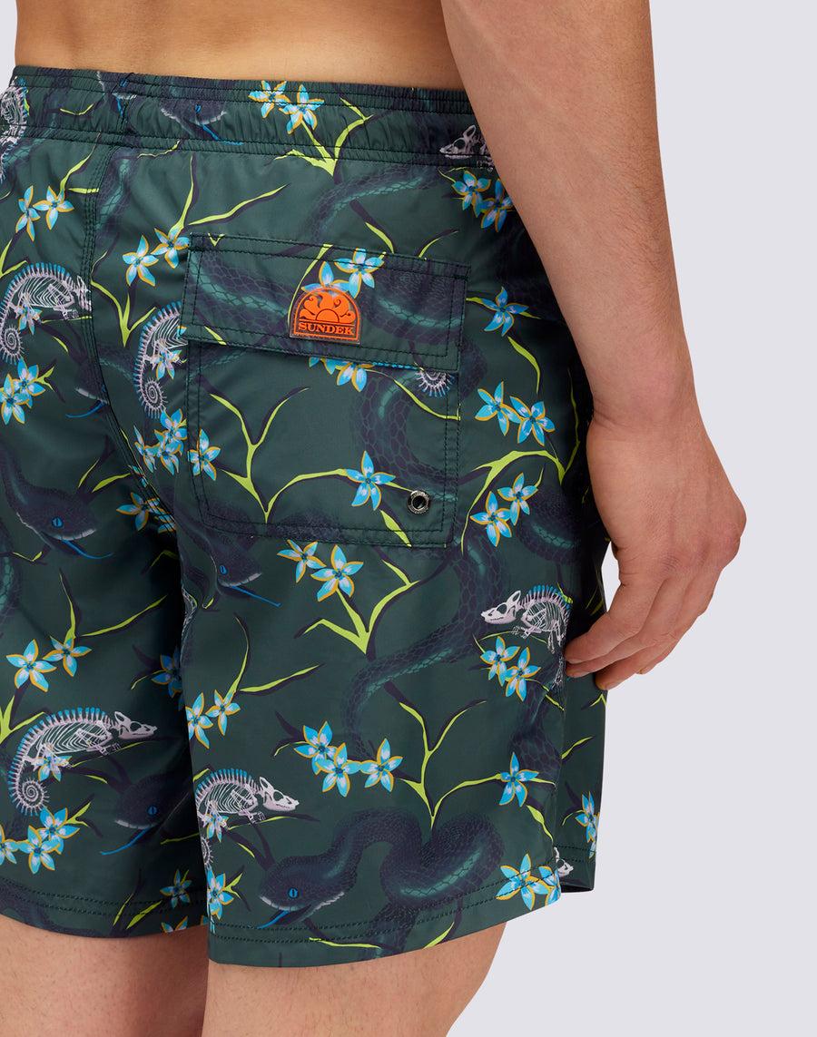 Sundek COSTUME SNAKE PRINT M665bdrt4kl-784kl