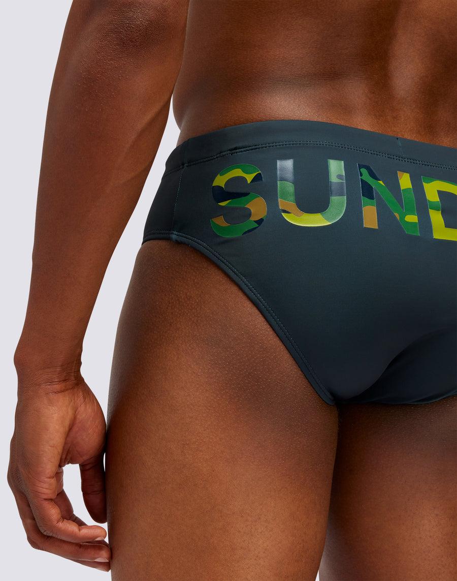 Sundek SLIP CAMOU LOGO PRINT M305ssl4100-95900