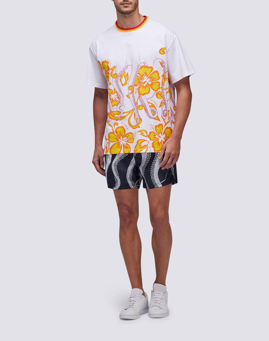 Sundek SUNDEK X OCTOPUS - T-SHIRT M662tejy5ou-006ou