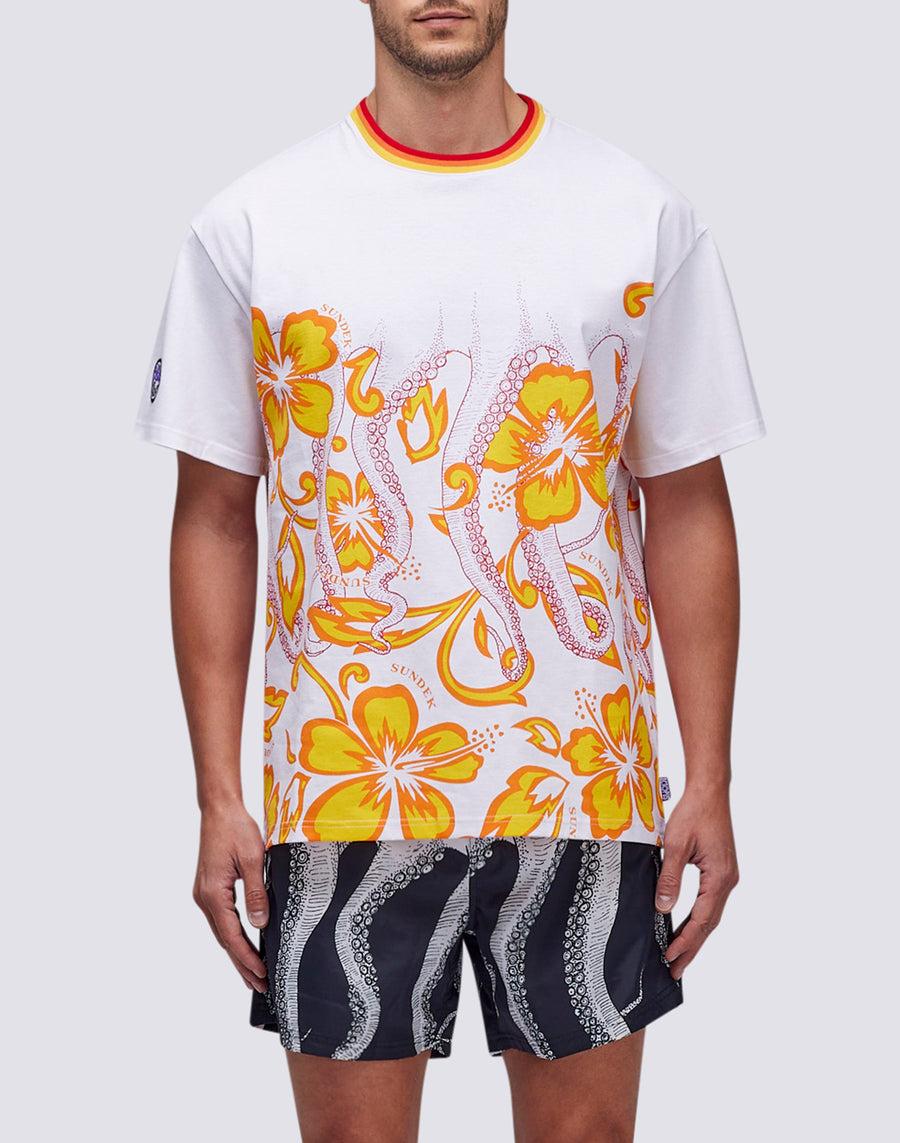 Sundek SUNDEK X OCTOPUS - T-SHIRT m662tejy5ou-006ou