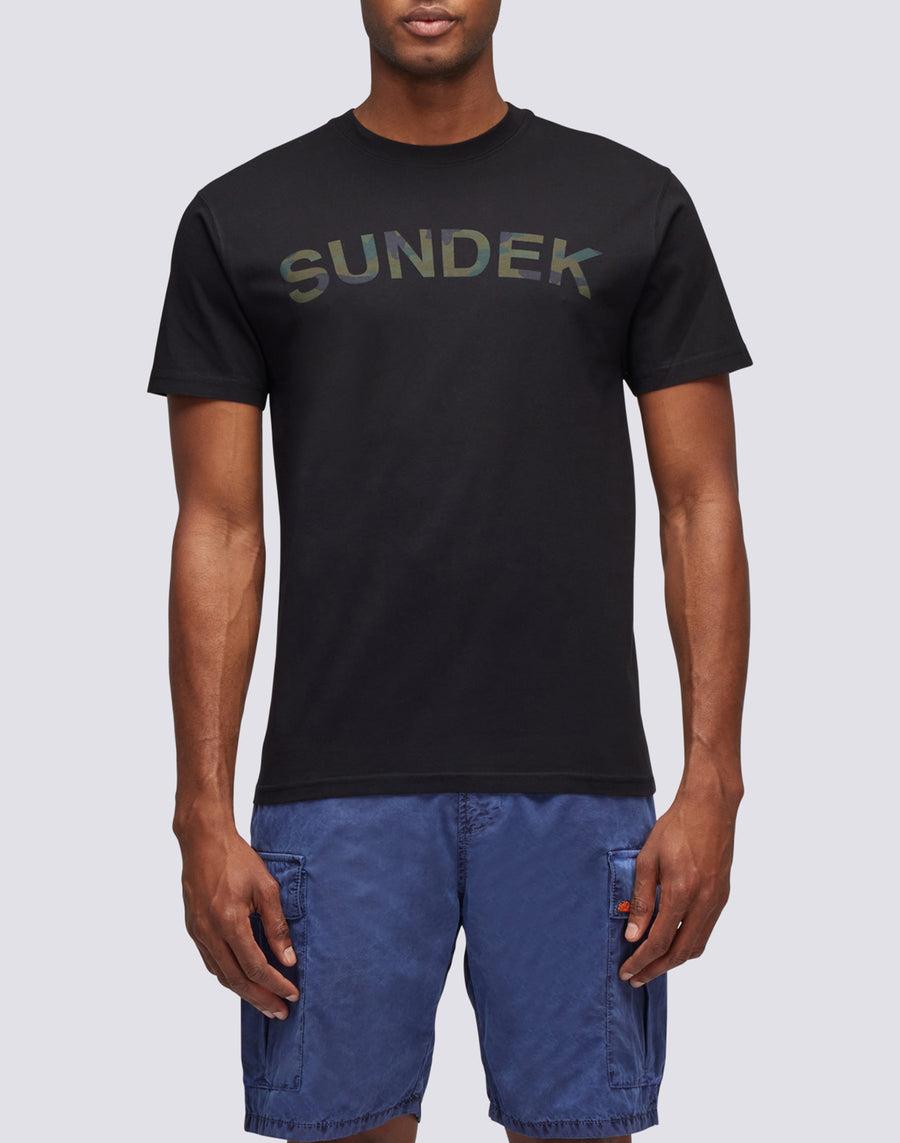 Sundek t-shirt con stampa camou M290TEJ7800-00400