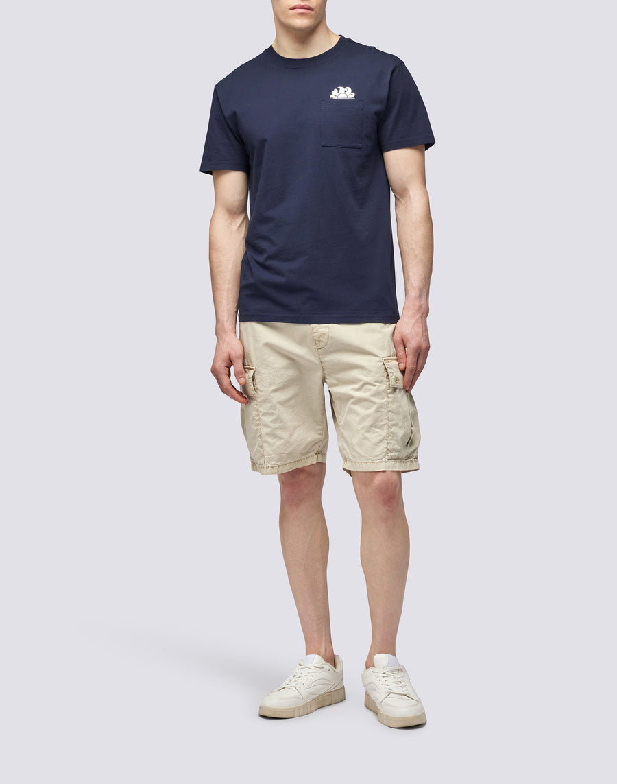 Sundek T-SHIRT CON TASCA M609tej7800-00701