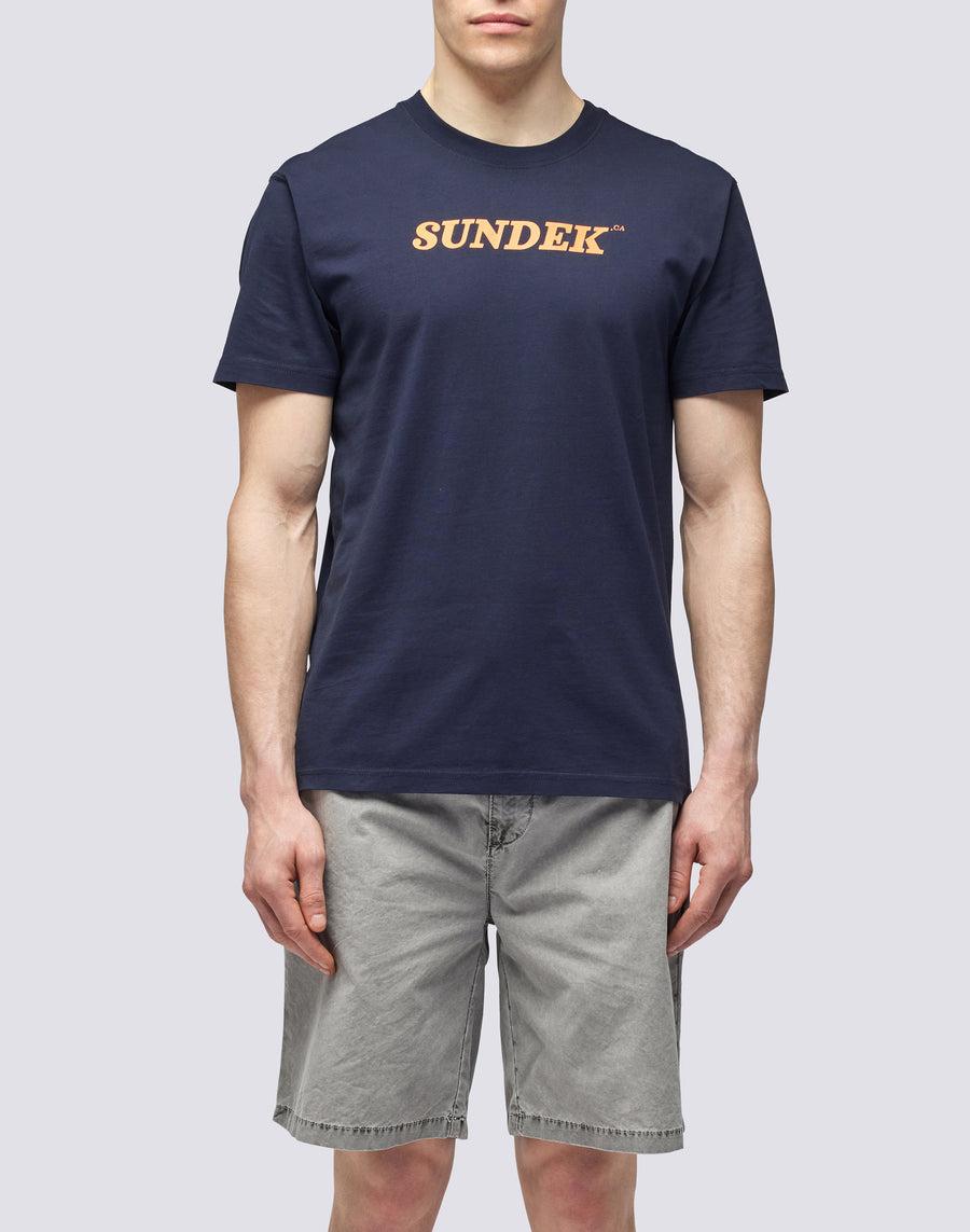 Sundek T-SHIRT GIROCOLLO CON LOGO