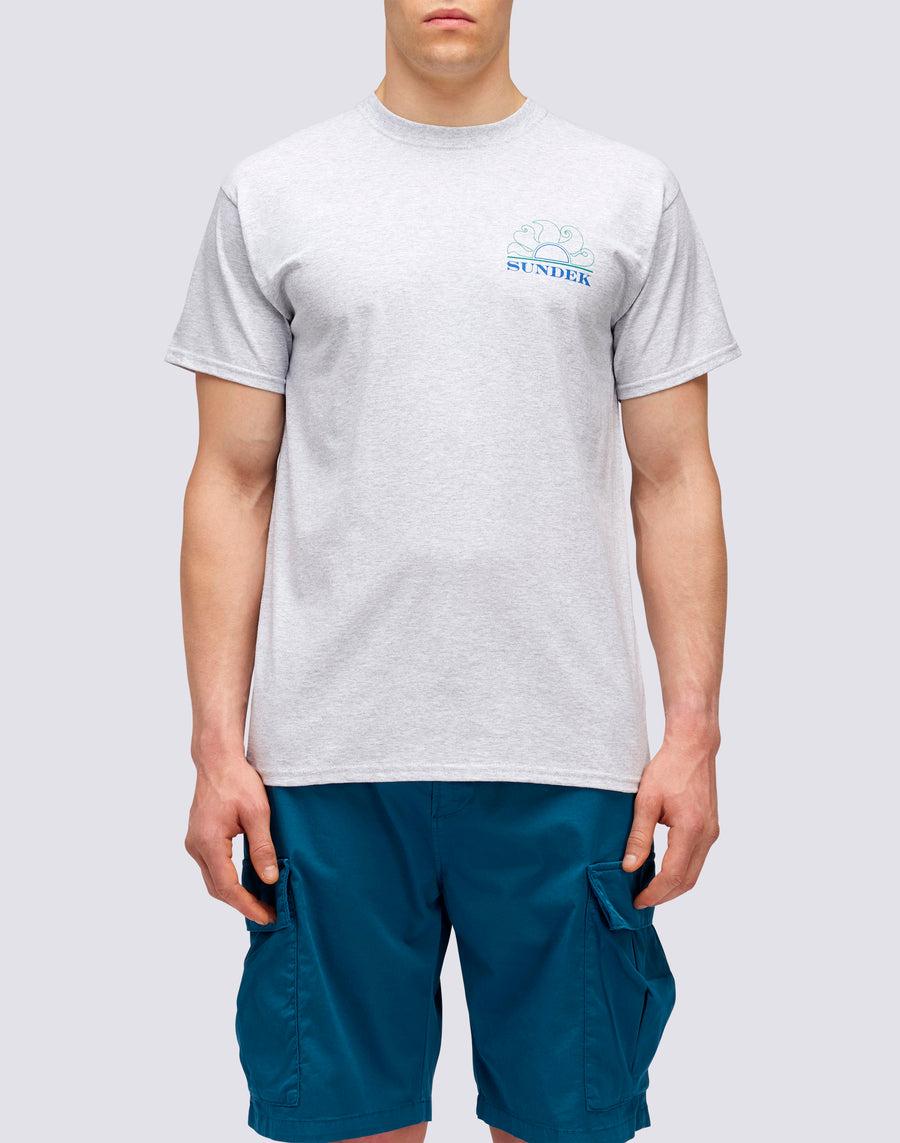 Sundek T-SHIRT HERITAGE PRINT m640tejy300-02900