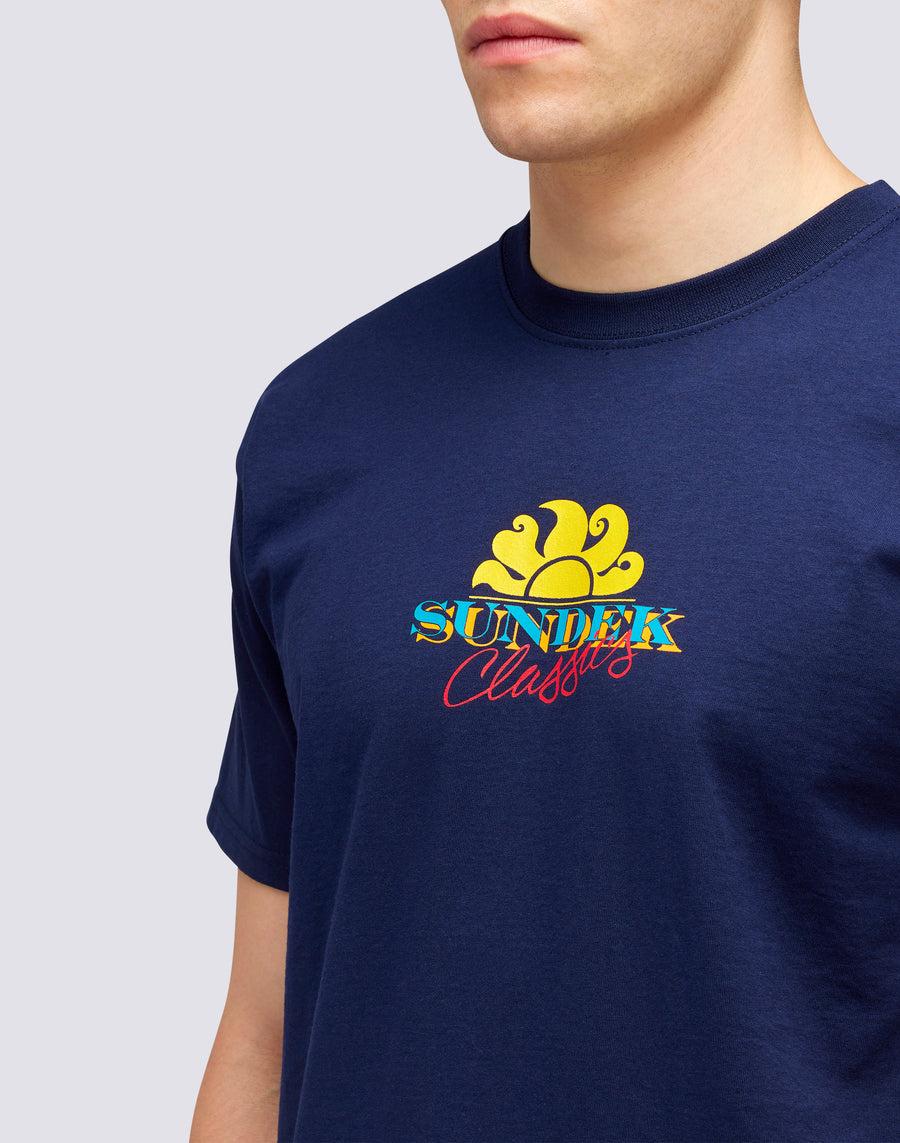 Sundek T-SHIRT HERITAGE PRINT m641tejy300-00700