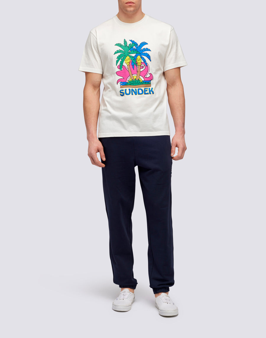 Sundek T-SHIRT ISLAND PRINT M613tejr900-03900