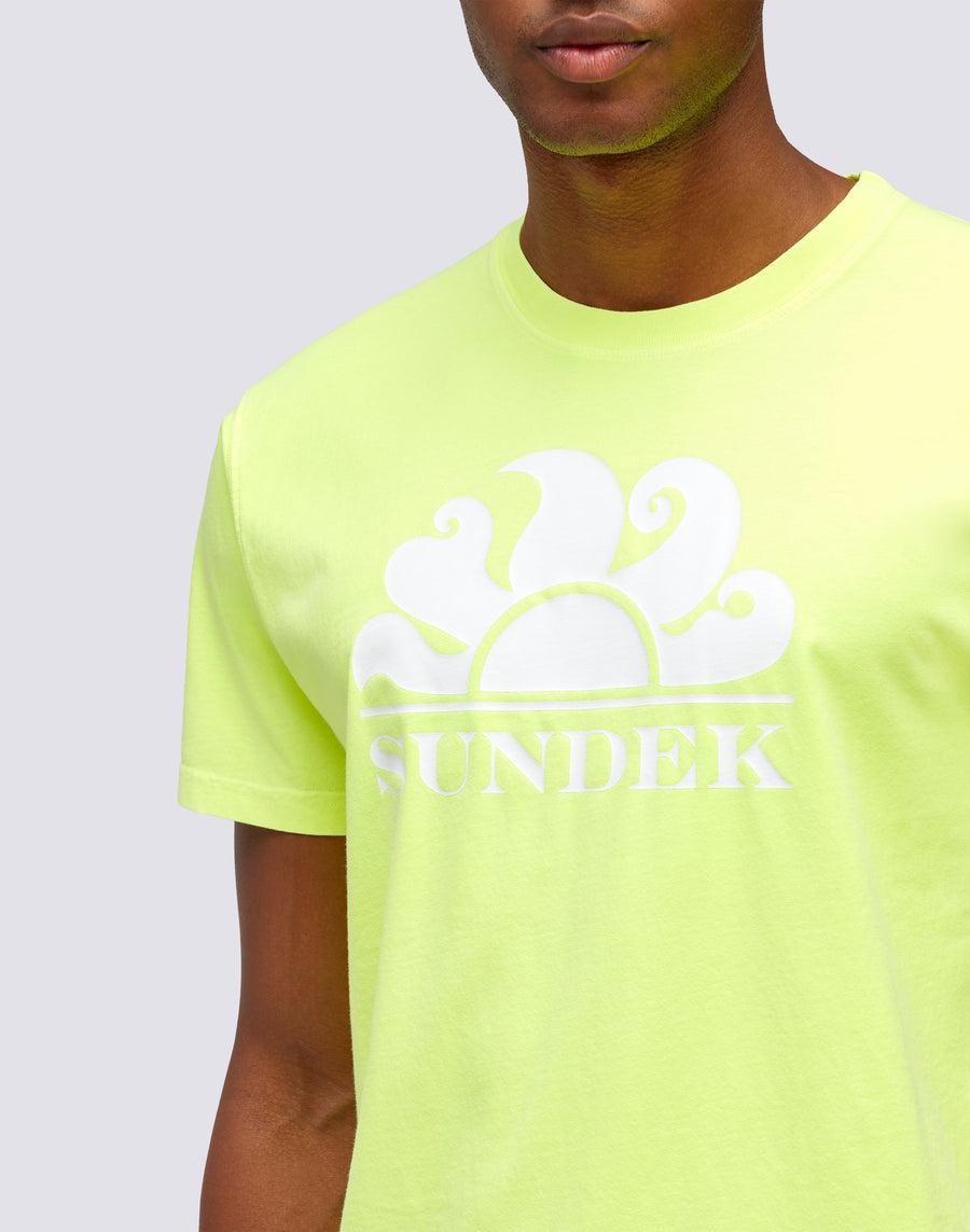 Sundek T-SHIRT LOGO PRINT m021tej78tc-23001