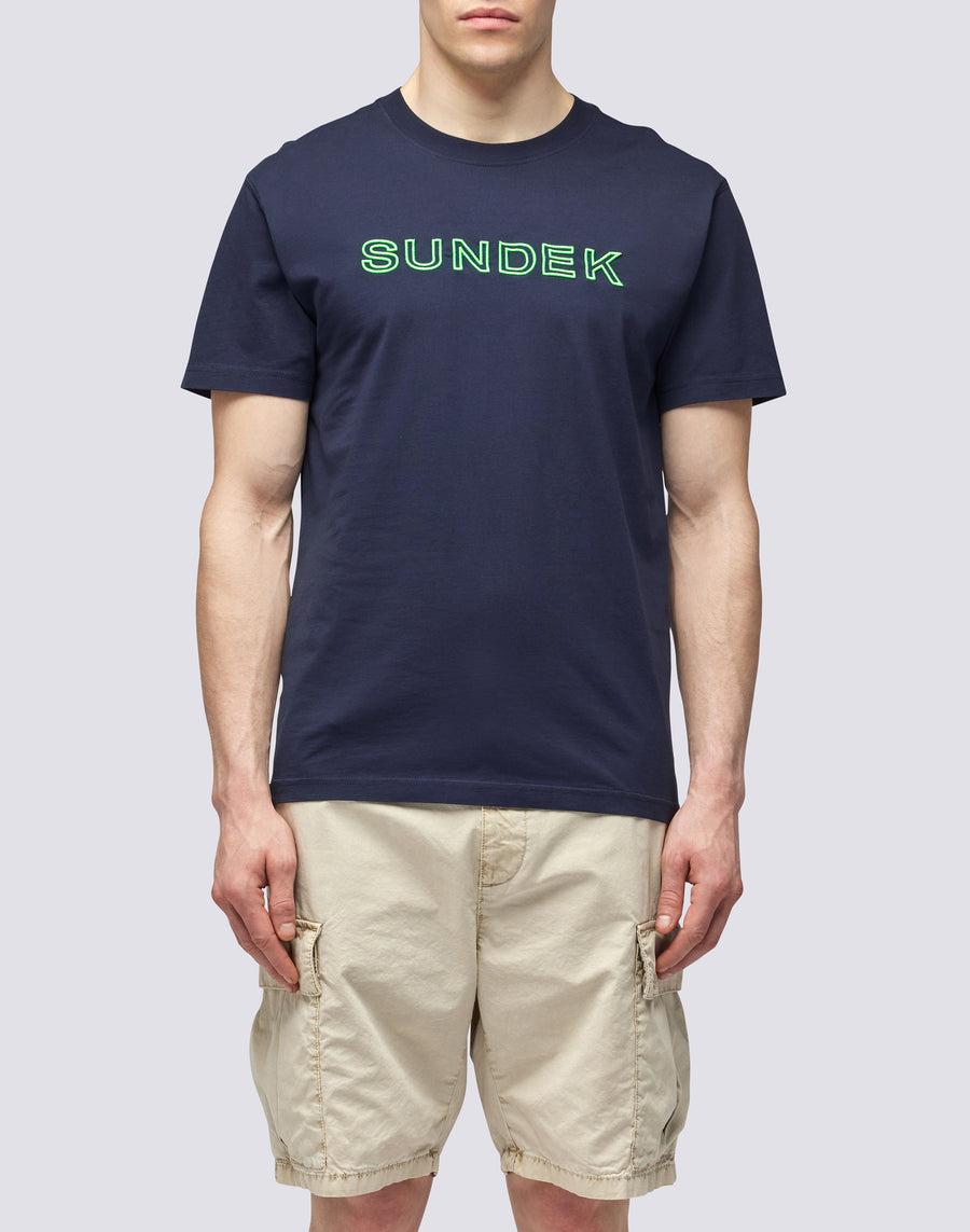 Sundek T-SHIRT LOGO RICAMO M610tej7800-00701