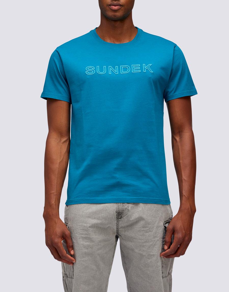 Sundek T-SHIRT LOGO RICAMO M610tej7800-01201