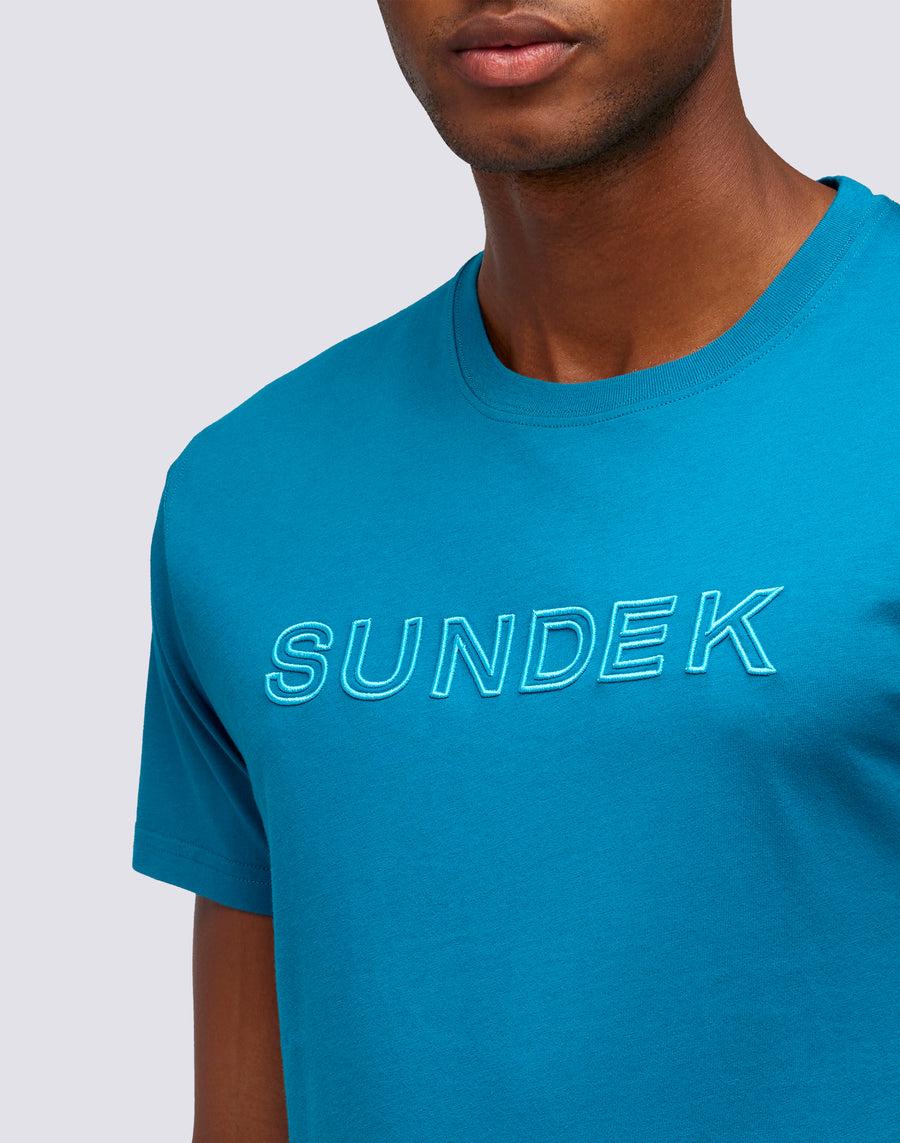 Sundek T-SHIRT LOGO RICAMO m610tej7800-01201