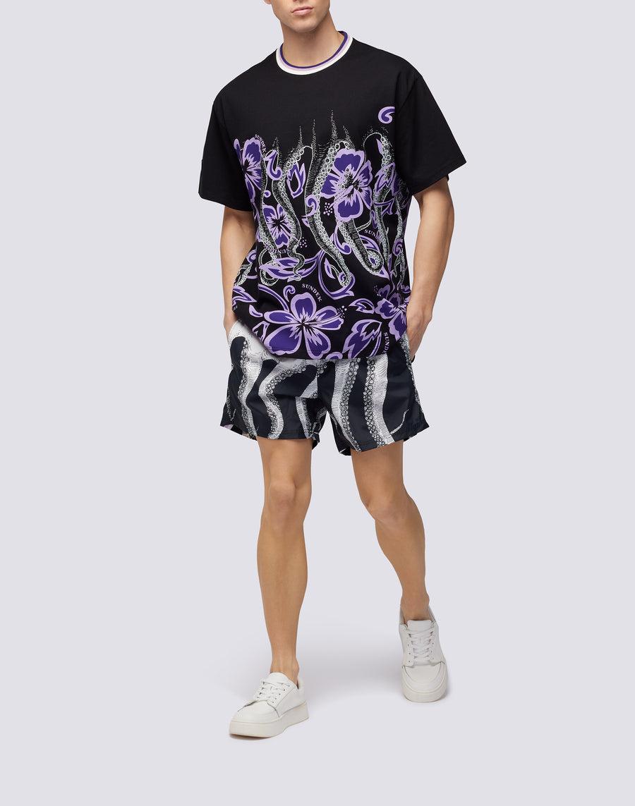 Sundek T-SHIRT OCTOPUS M662tejy5ou-004ou