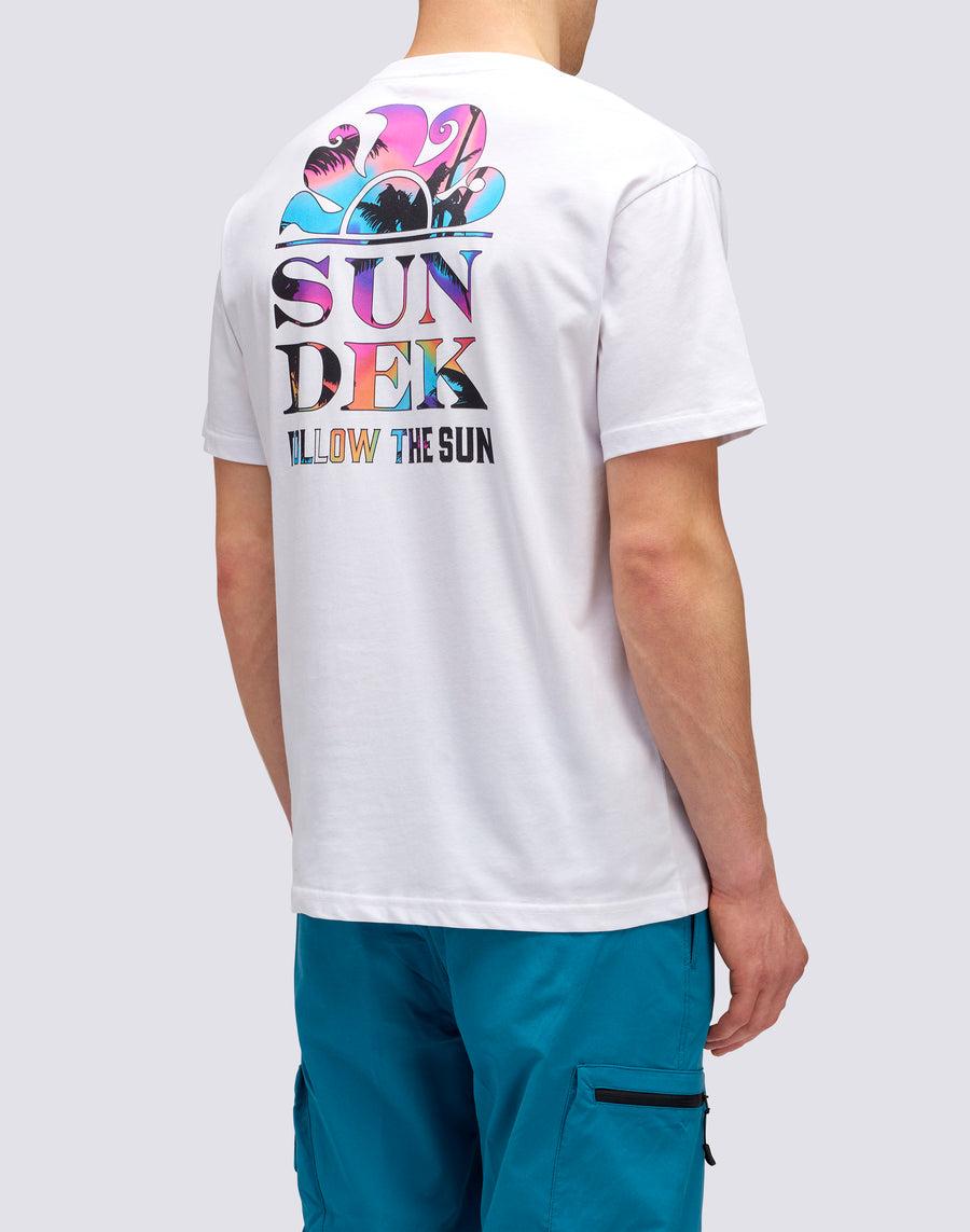 Sundek T-SHIRT PALM TRIP m618tej789p-00600