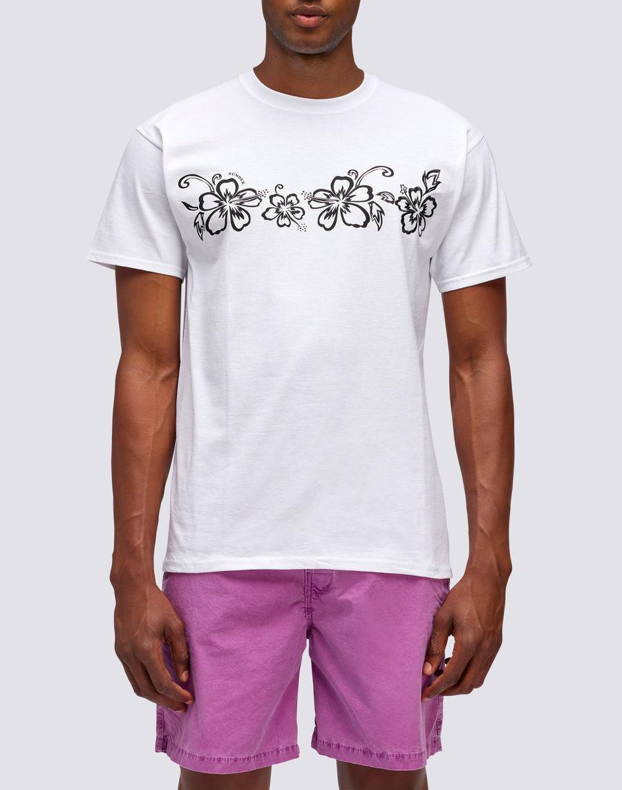 Sundek T-SHIRT ARCHIVE HIBISCUS PRINT m636tejy3ia-00600