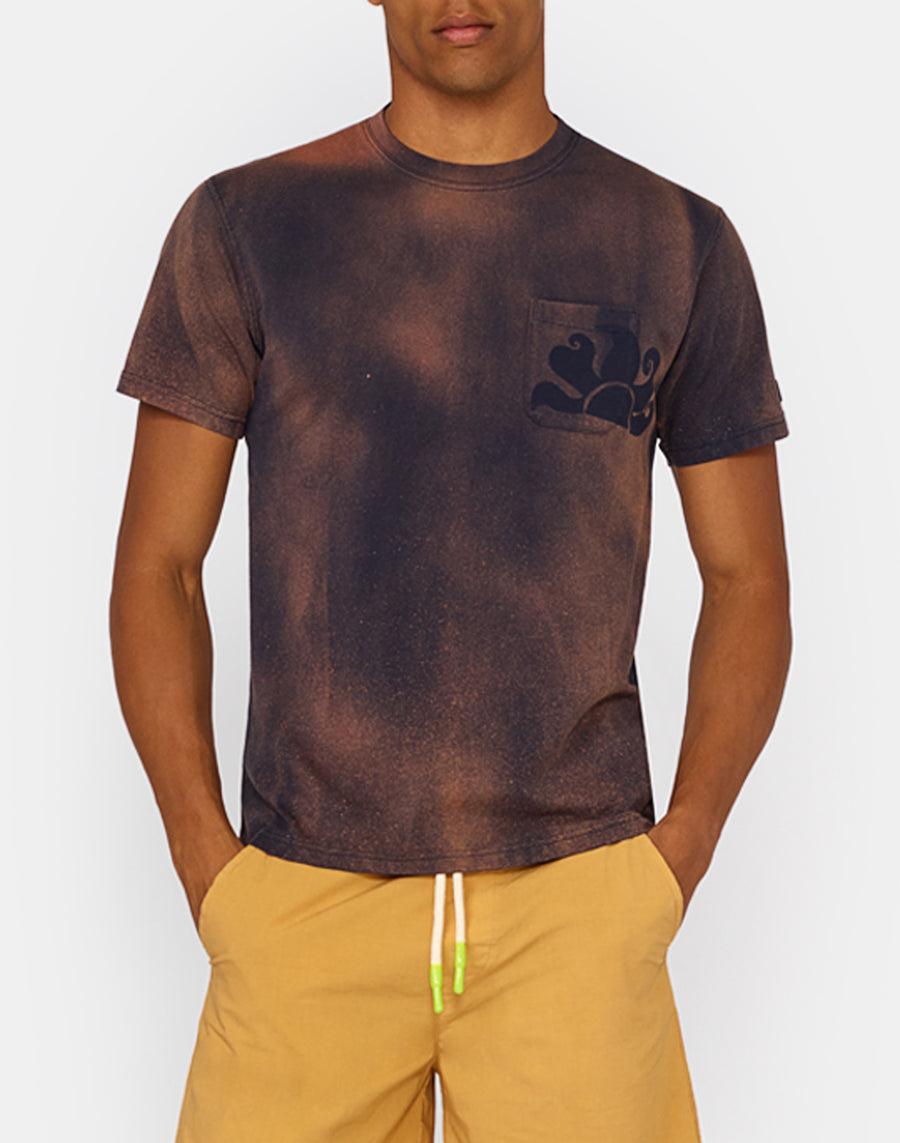 Sundek t-shirt con logo stampato a mano GM192TEJE3TC-983TC