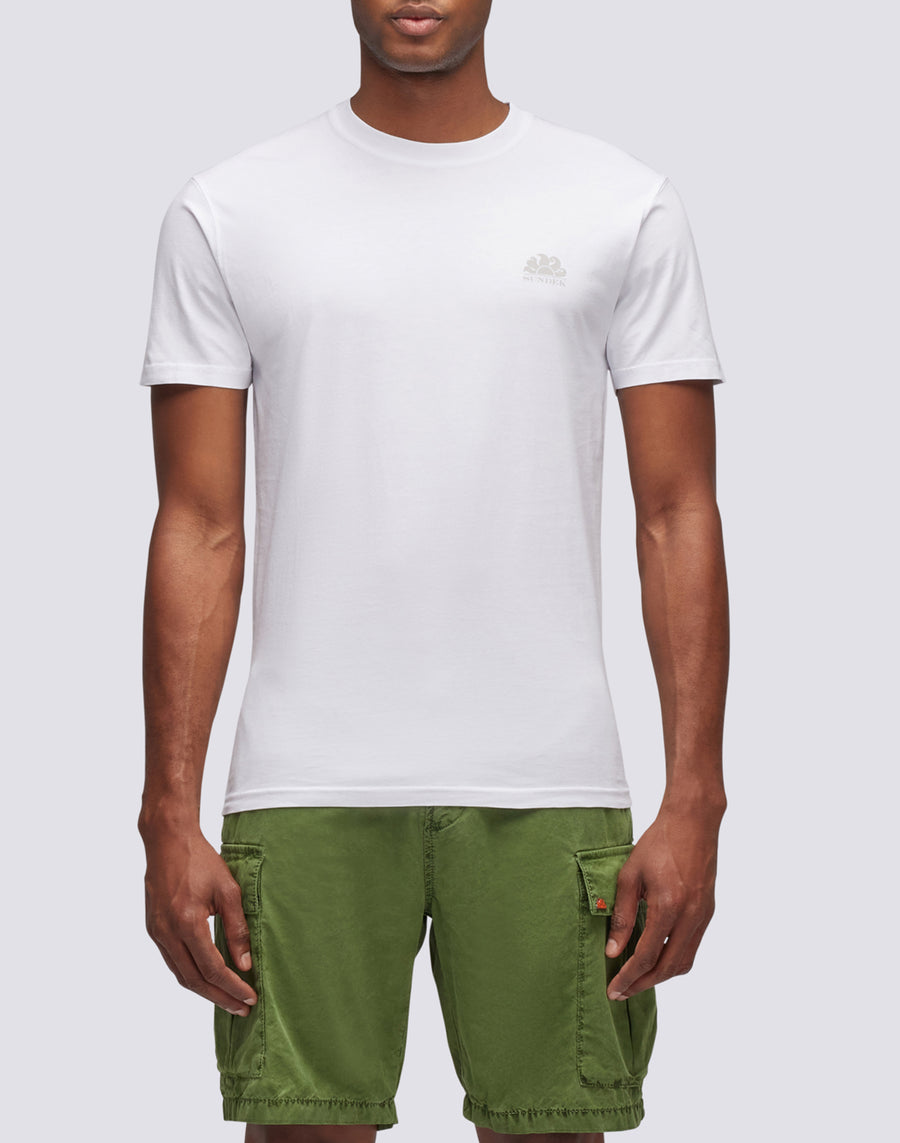 Sundek T-shirt Girocollo Con Logo M129TEJ78OT-00600