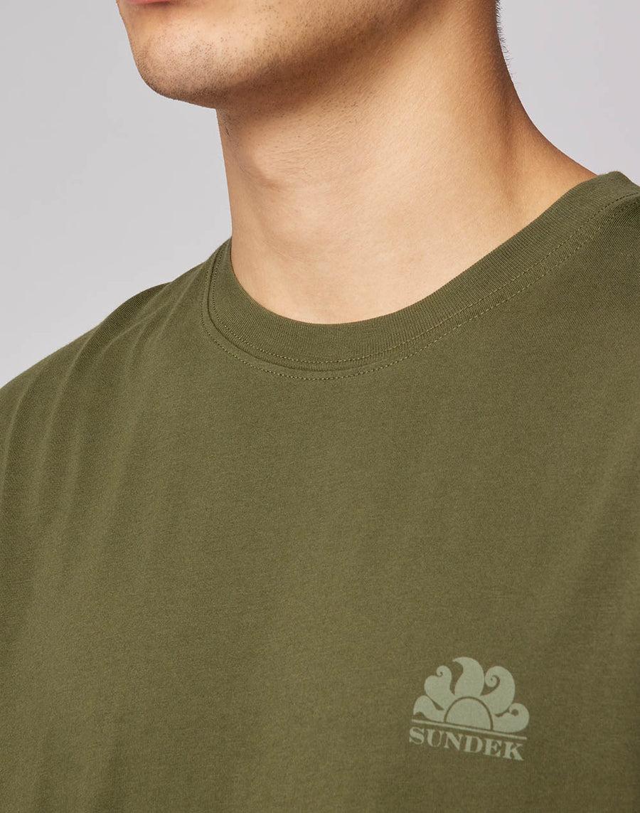 Sundek t-shirt girocollo con logo M129TEJ78OT-30200