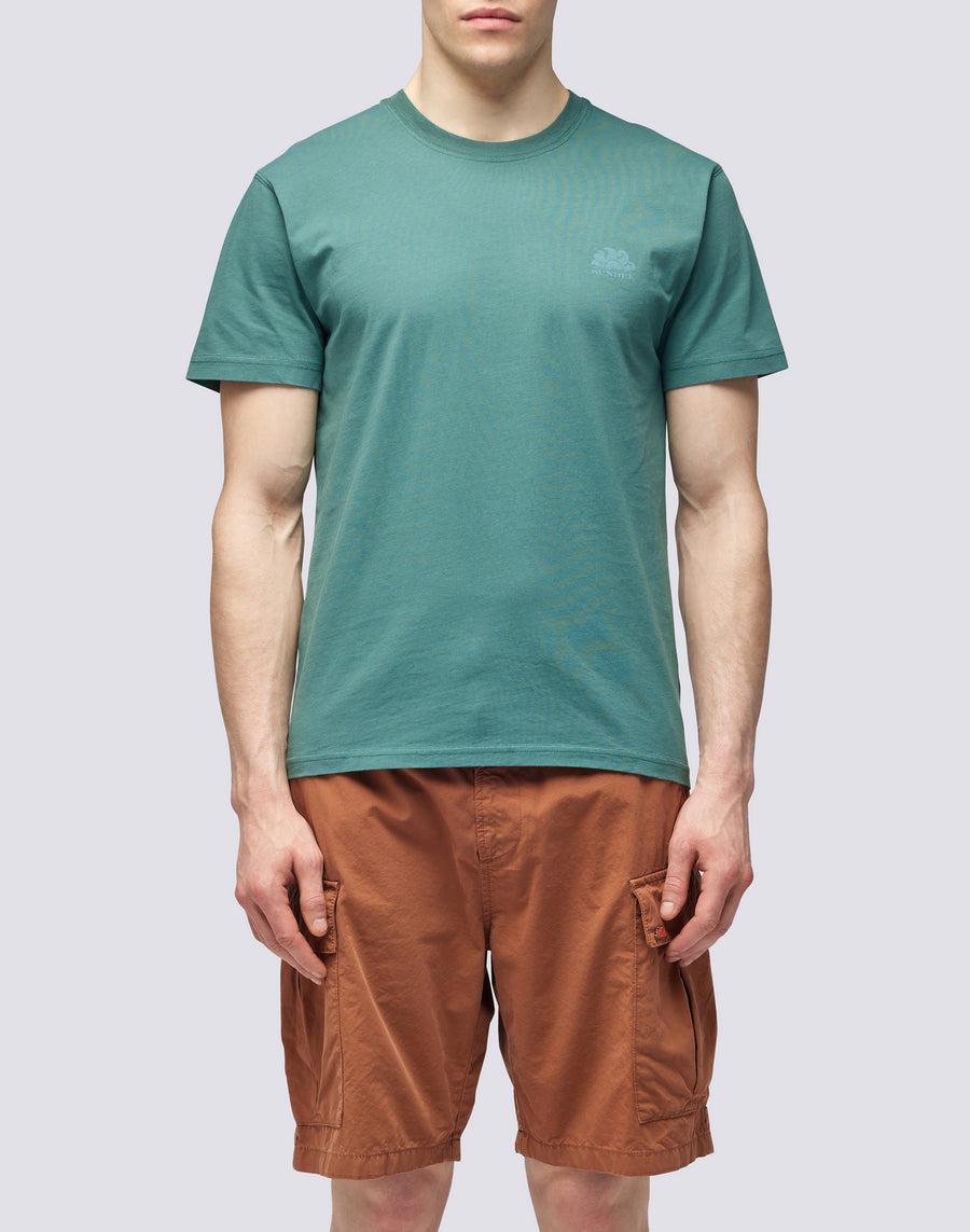 Sundek T-SHIRT GIROCOLLO CON LOGO M129tej78ot-a1600
