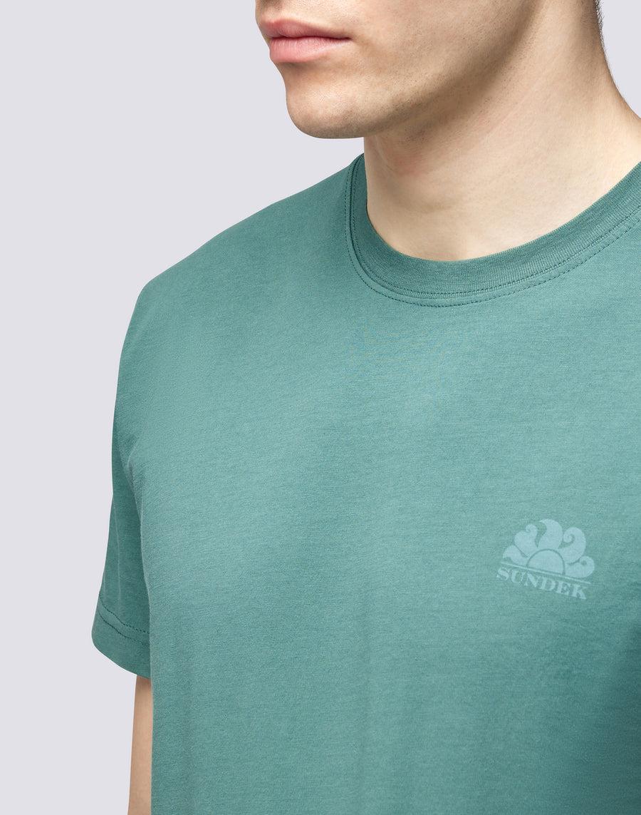 Sundek T-SHIRT GIROCOLLO CON LOGO m129tej78ot-a1600