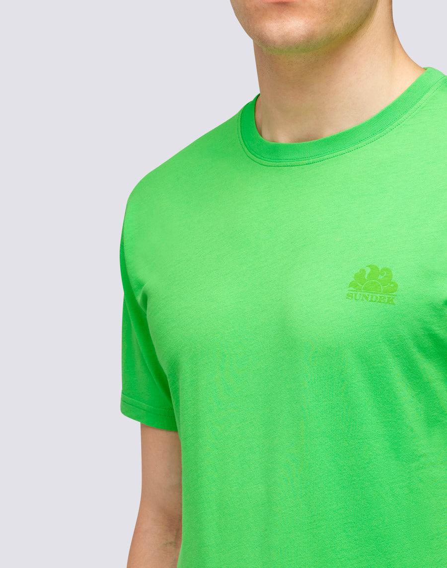 Sundek T-SHIRT GIROCOLLO CON LOGO m129tej78ot-a1800