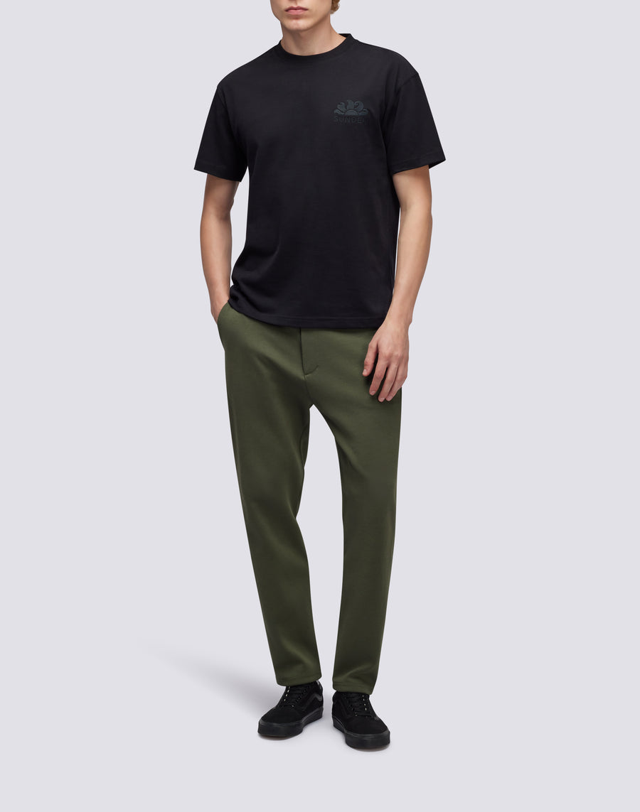 Sundek T-SHIRT GIROCOLLO CON LOGO RICAMATO M170TEJS700-00400
