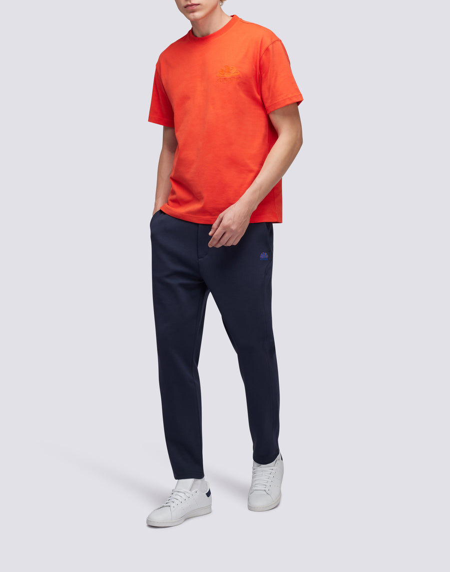 Sundek T-SHIRT GIROCOLLO CON LOGO RICAMATO M170TEJS700-A4200