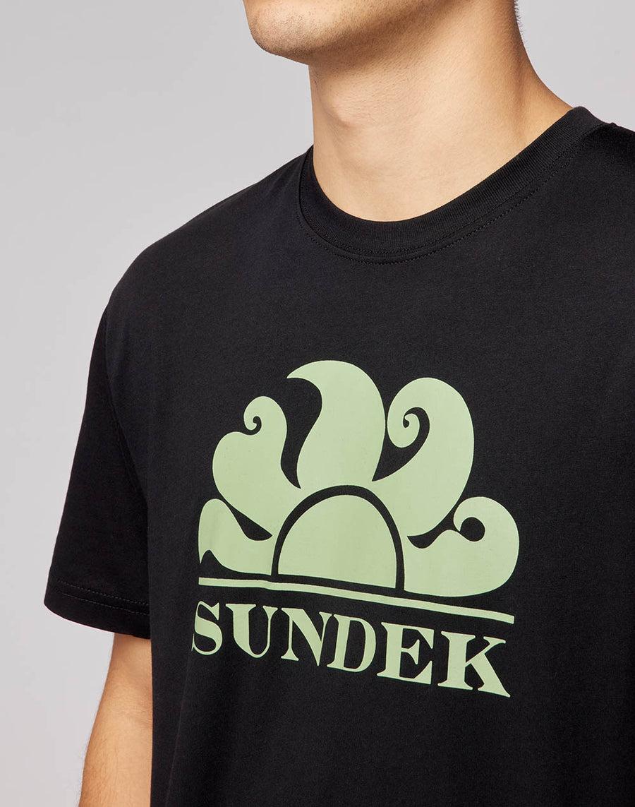 Sundek T-shirt Girocollo Con Stampa Logo M021TEJ7800-00404