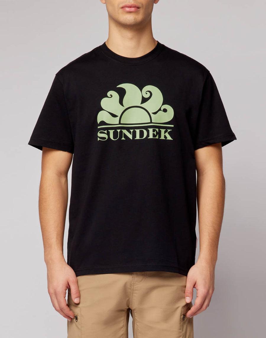 Sundek t-shirt girocollo con stampa logo M021TEJ7800-00404