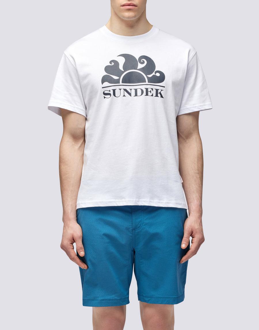 Sundek T-SHIRT GIROCOLLO CON STAMPA LOGO M021tej7800-00607